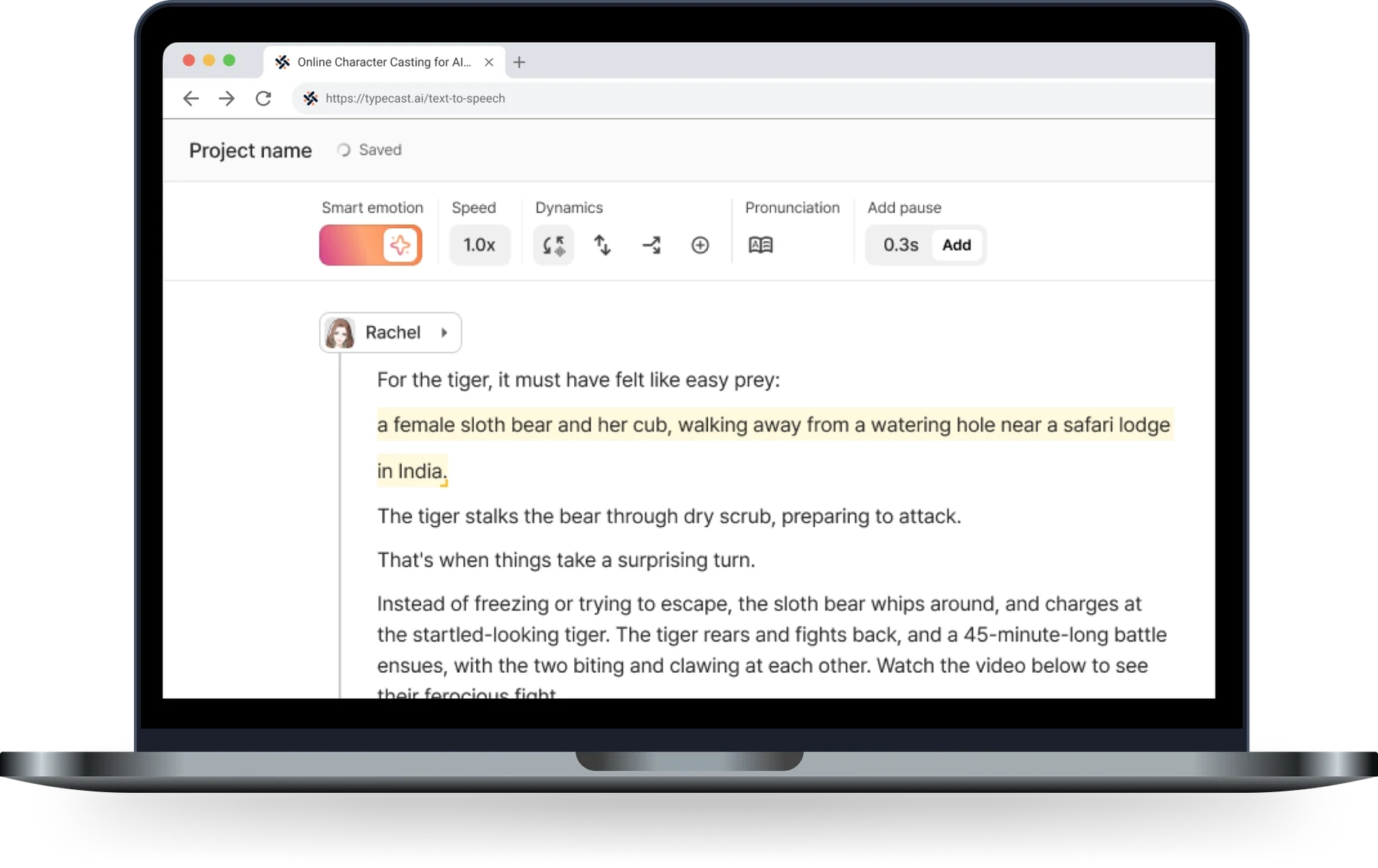 Continuing a TTS project on the web