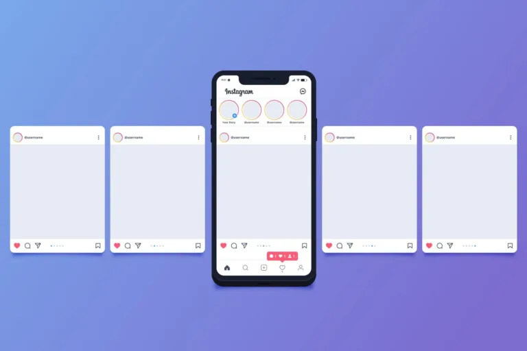 Instagram mock up