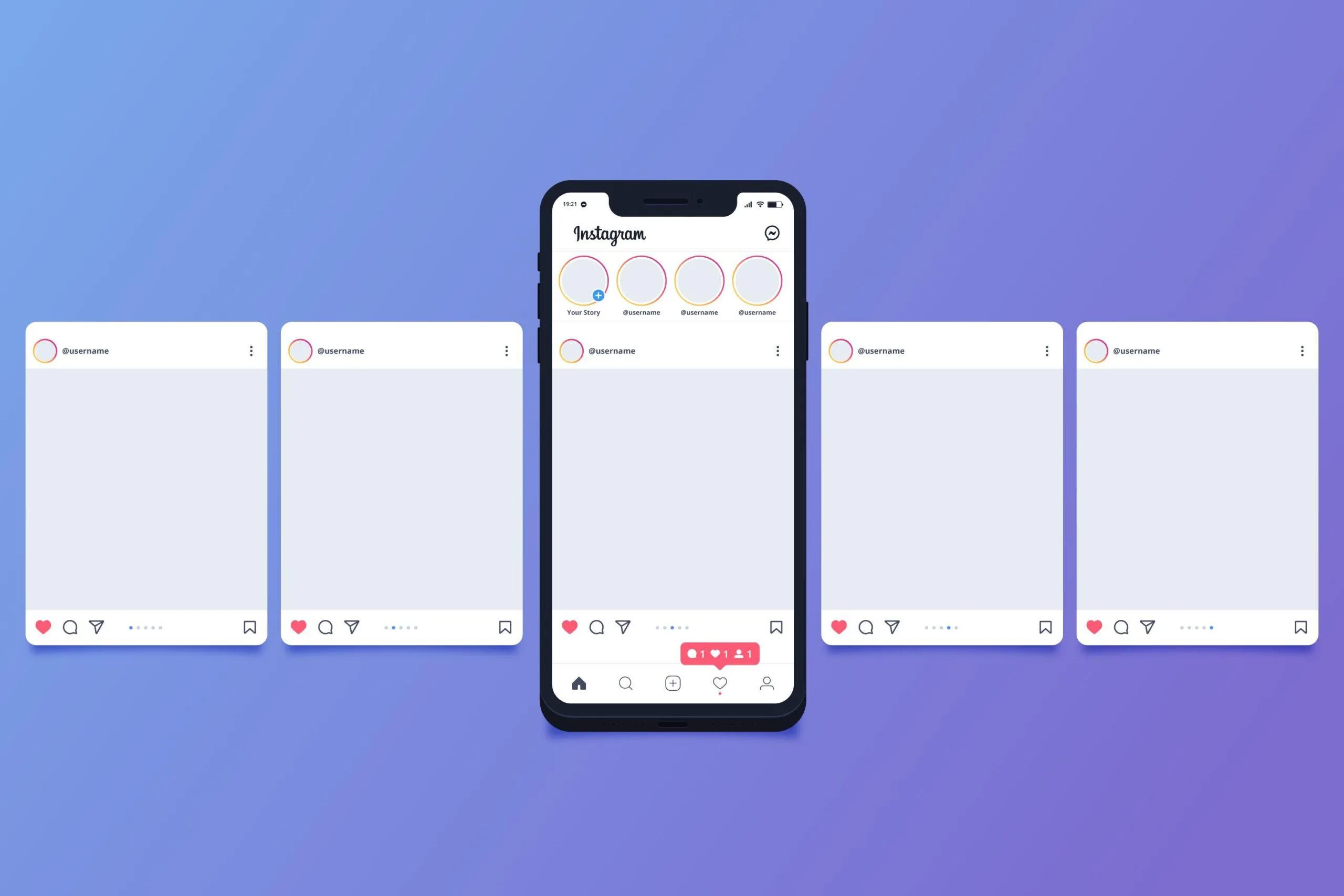 Instagram mock up