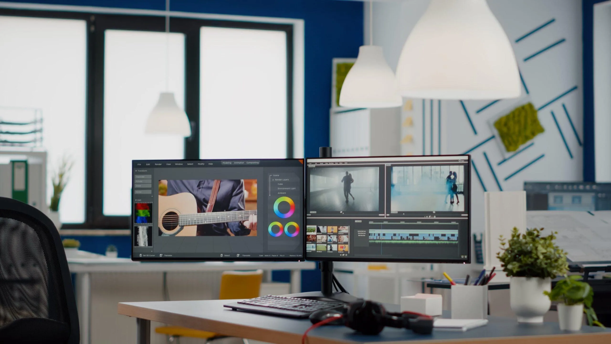 empty-modern-creative-agency-office-with-dual-monitors-setup-with-processing-video-film-montage-vide