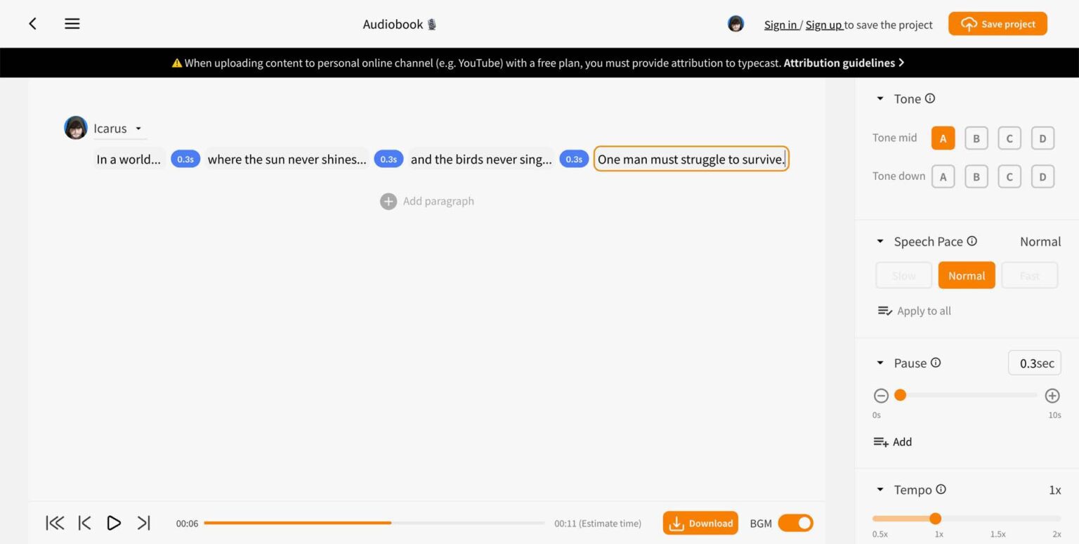 How To Get A Deep Voice For Text To Speech Typecast