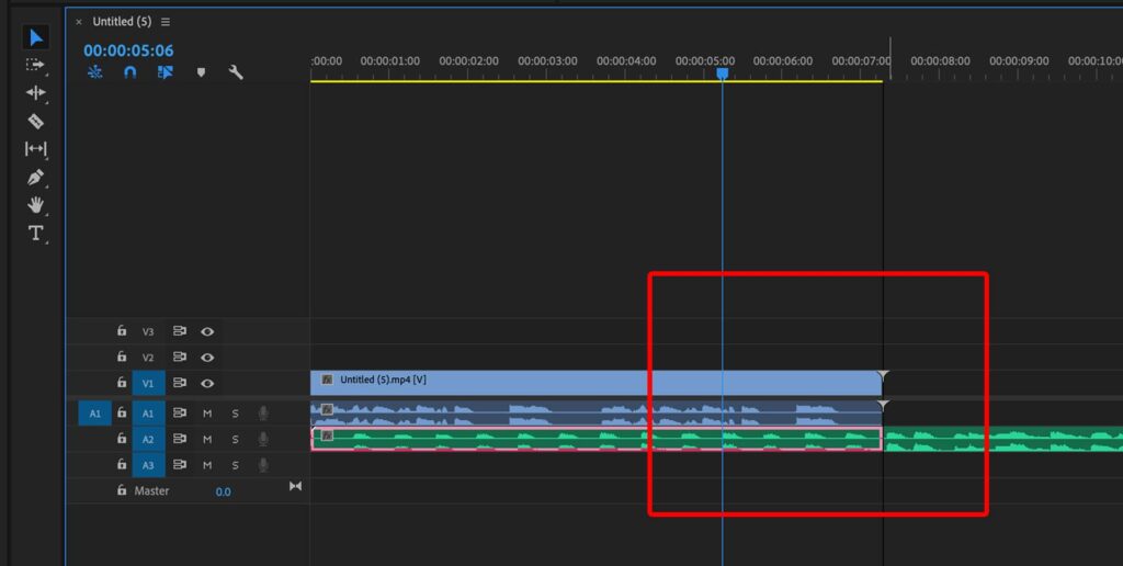 adobe premiere trimming audio