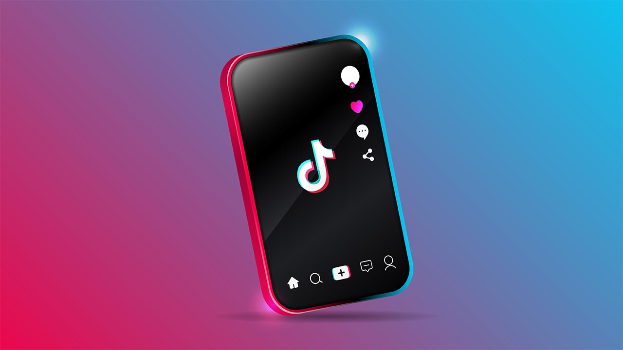 tiktok app on mobile phone