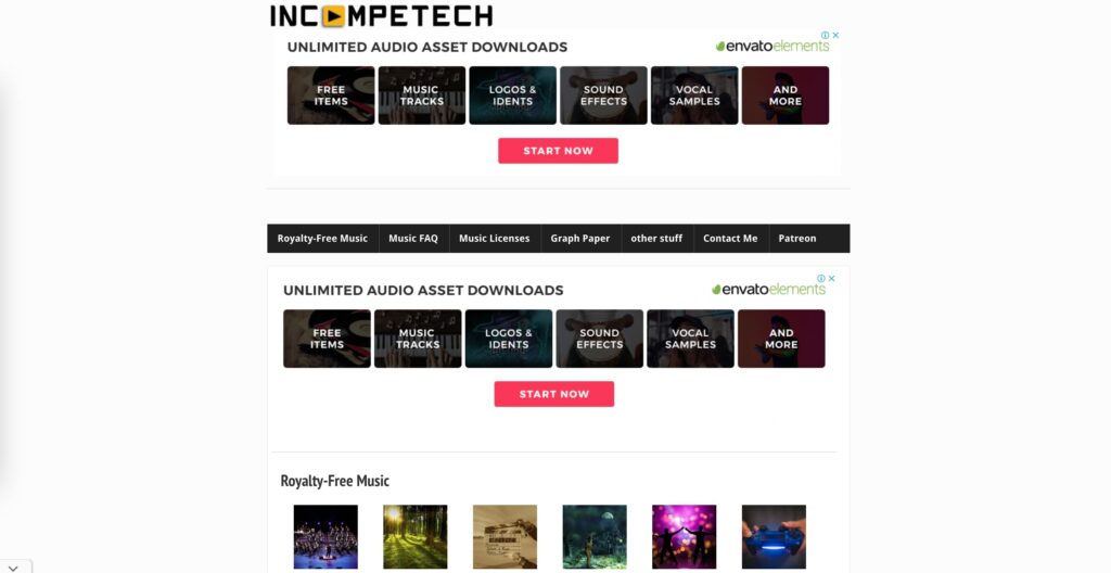 Audio Library – incompetech