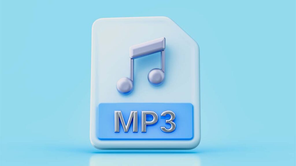 3D mp3 file icon