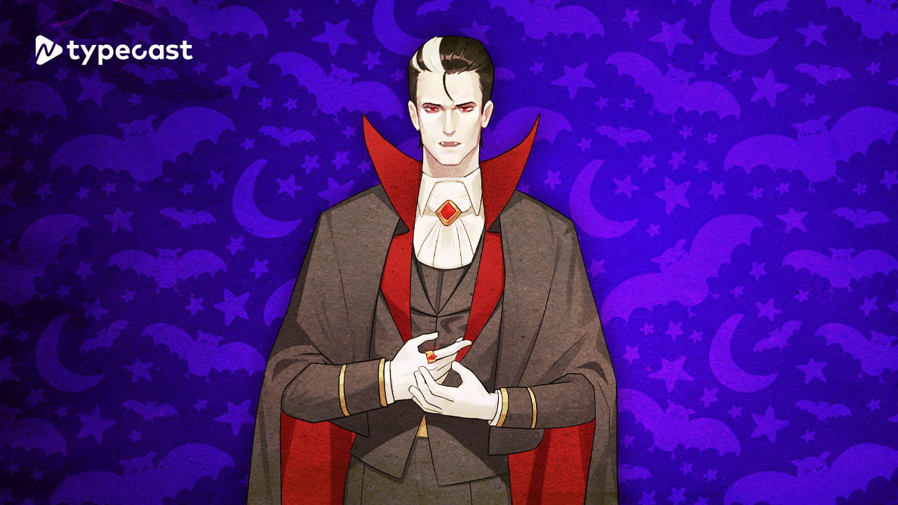 typecast halloween AI voice killian the vampire