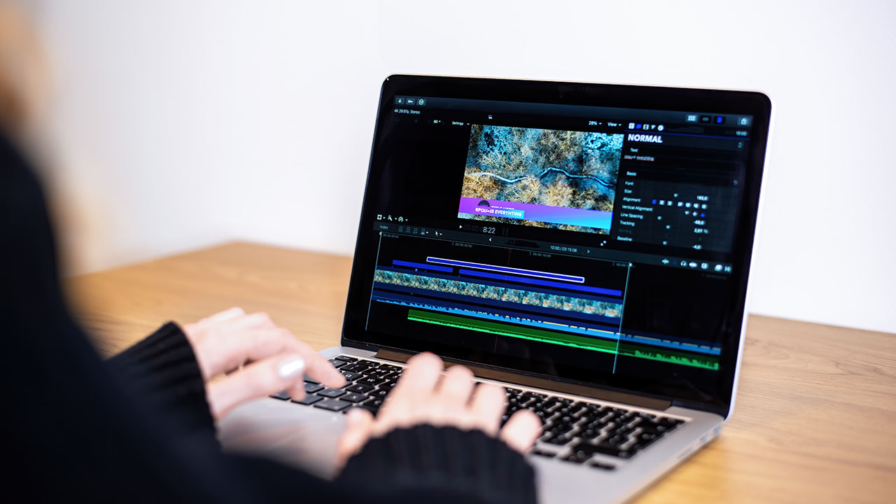 premiere pro on laptop