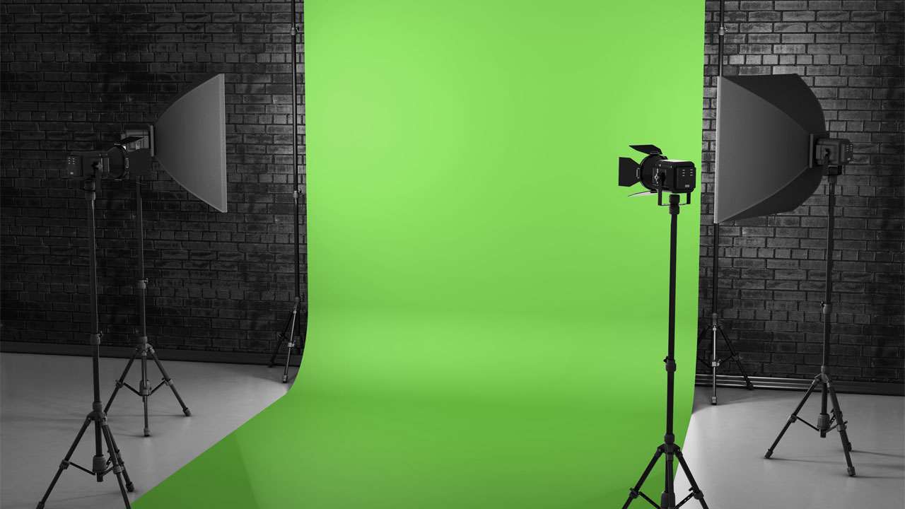 green screen studio setup