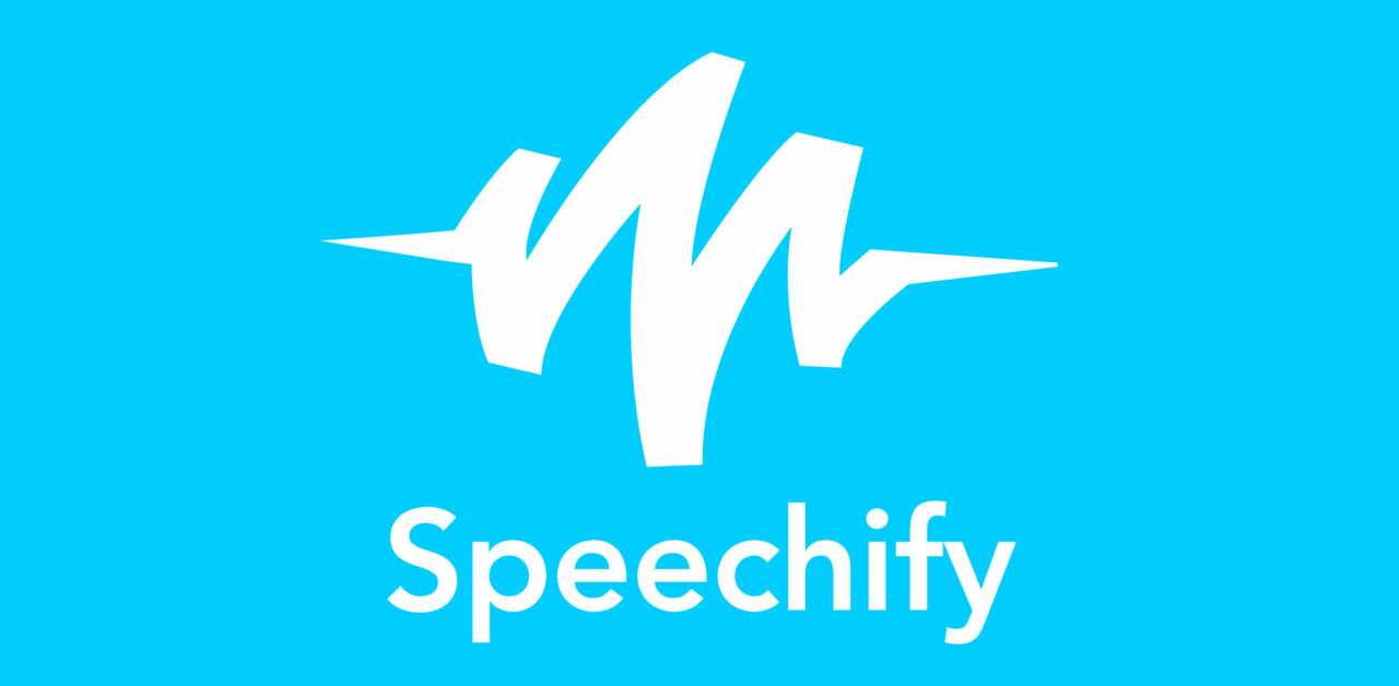 speechify logo banner