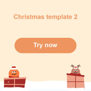 typecast christmas template TTS button
