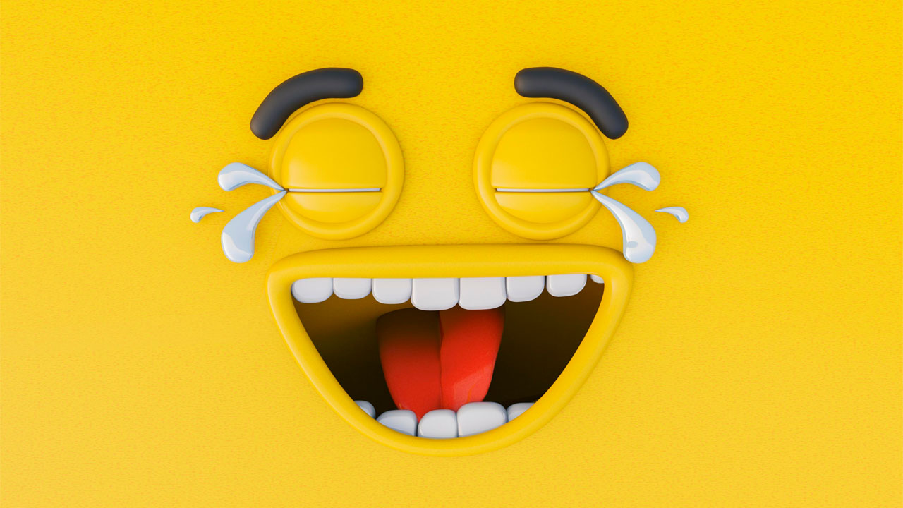 funny yellow emoji with a funny voice for text to speech