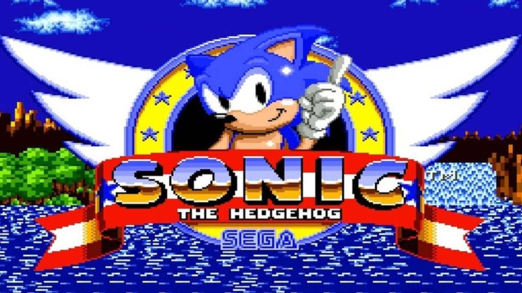 sonic the hedgehog retro video game