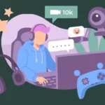 a video game streamer harnessing the power of AI TTS streaming tools