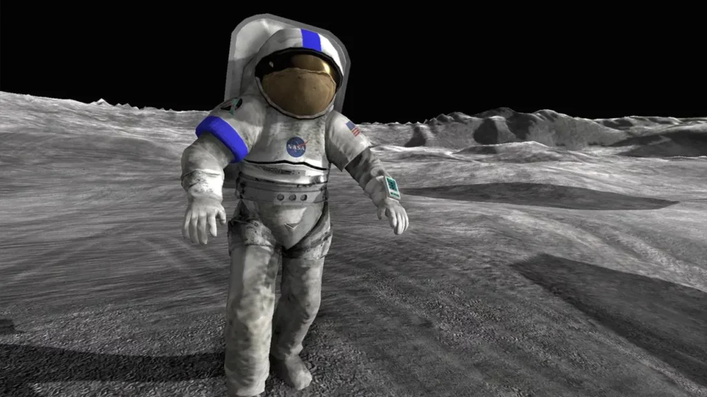 an astronaut from the PC game moonbase alpha