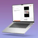MacBook using Typecast's online video editor.