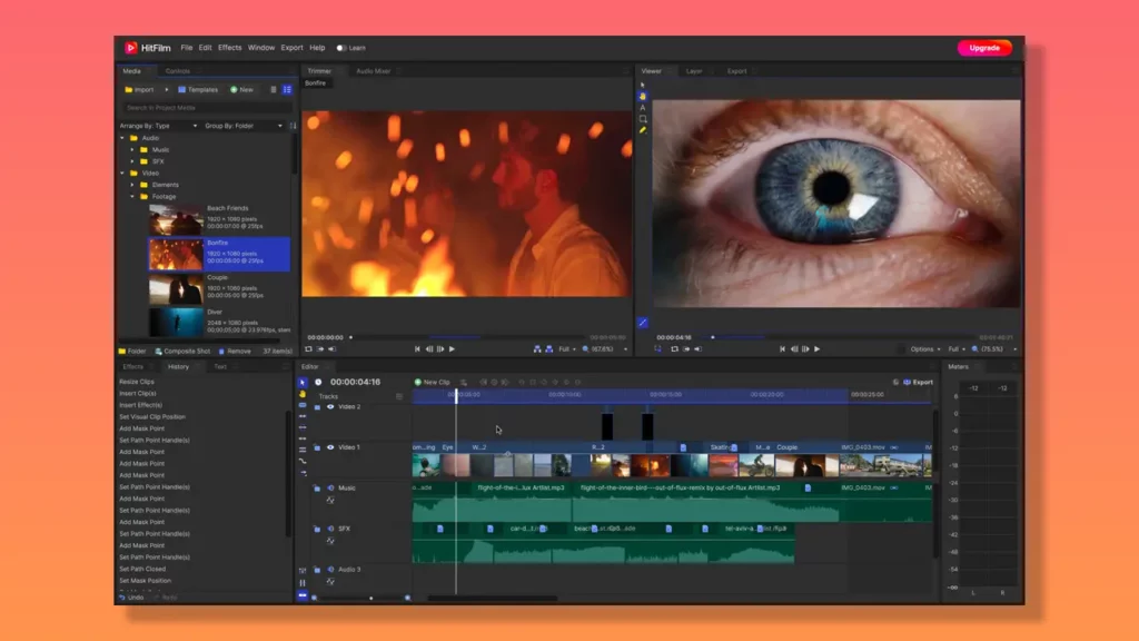 HitFilm video editor.