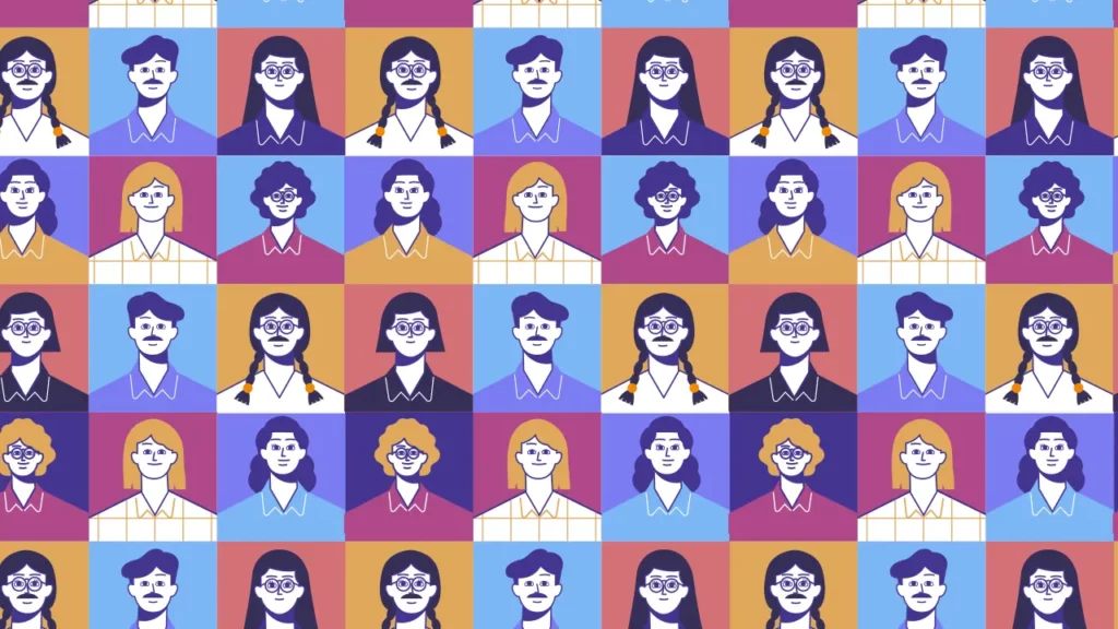 A wide variety of different AI characters.