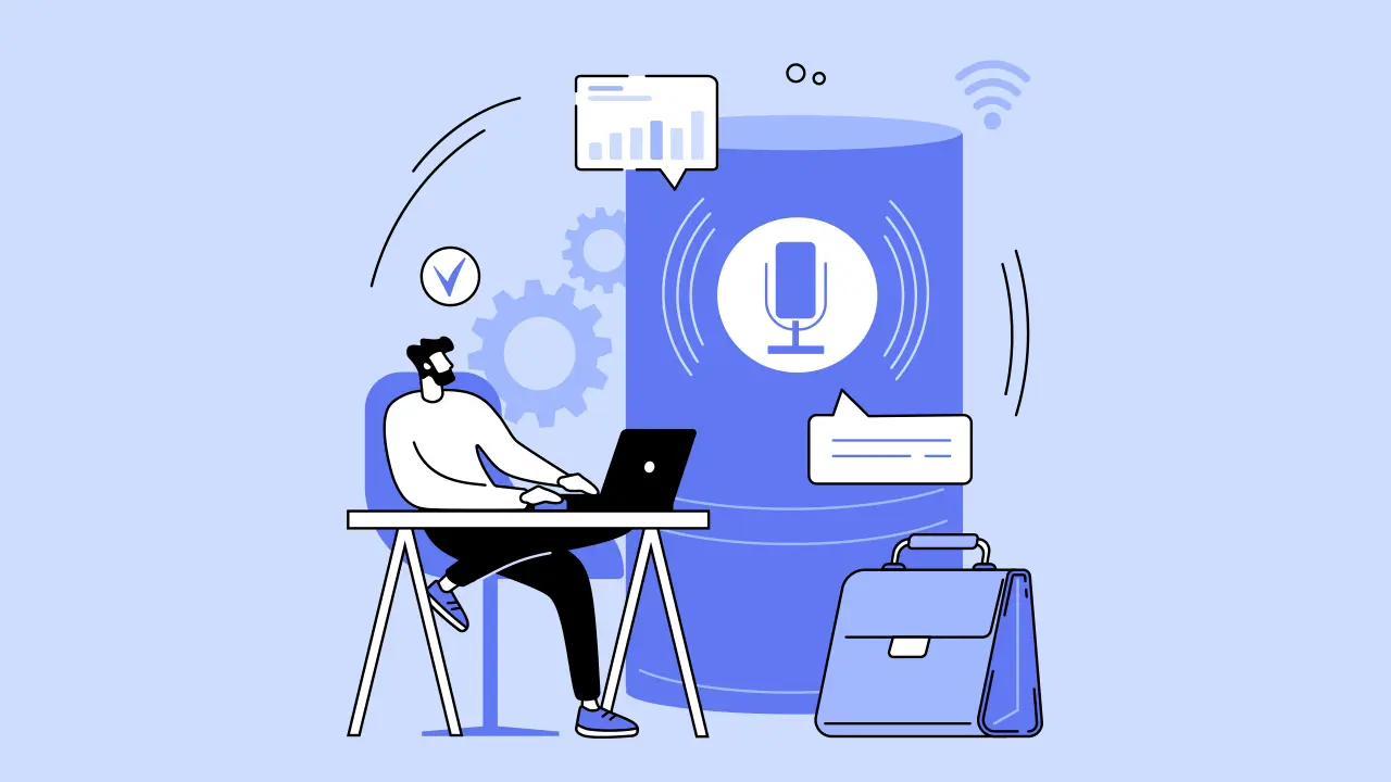 A developer using an API text-to-speech platform.