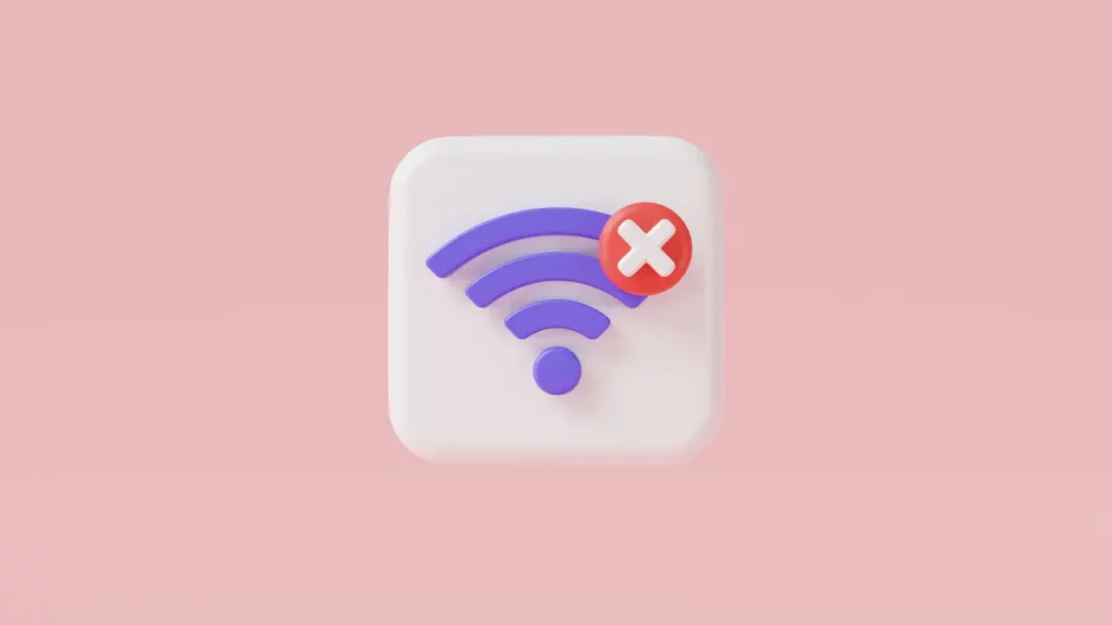 A non-wifi symbol.