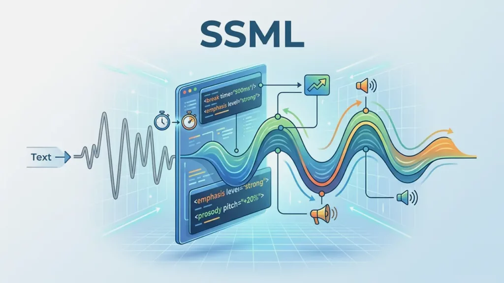 SSML support diagram.