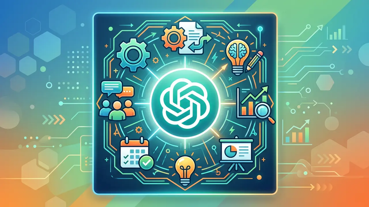 ChatGPT being used to help out with everyday tasks at work.