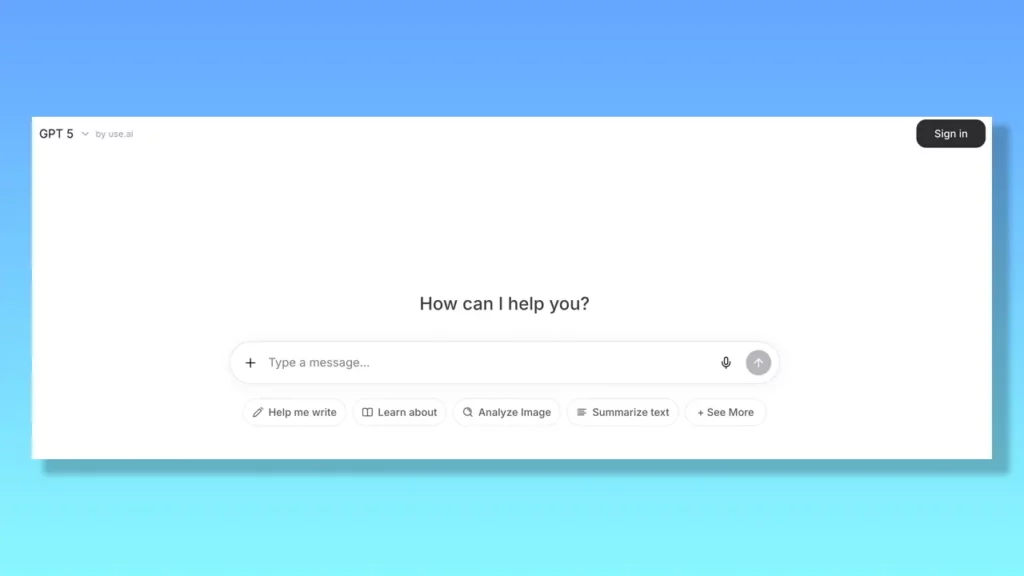 ChatPDF home page.
