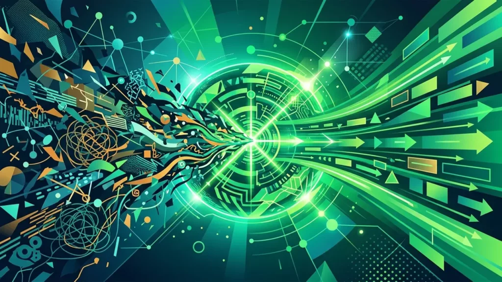 AI processing information faster.