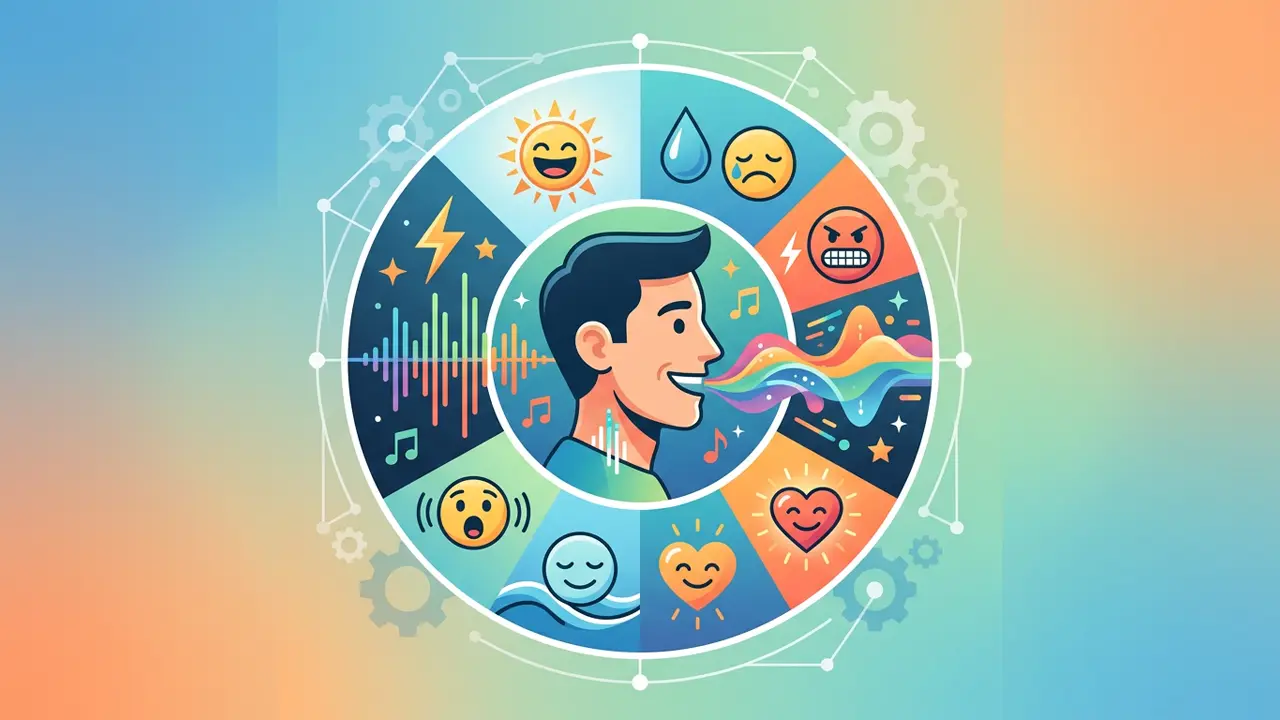 Expressive text-to-speech tools for natural emotional voices.