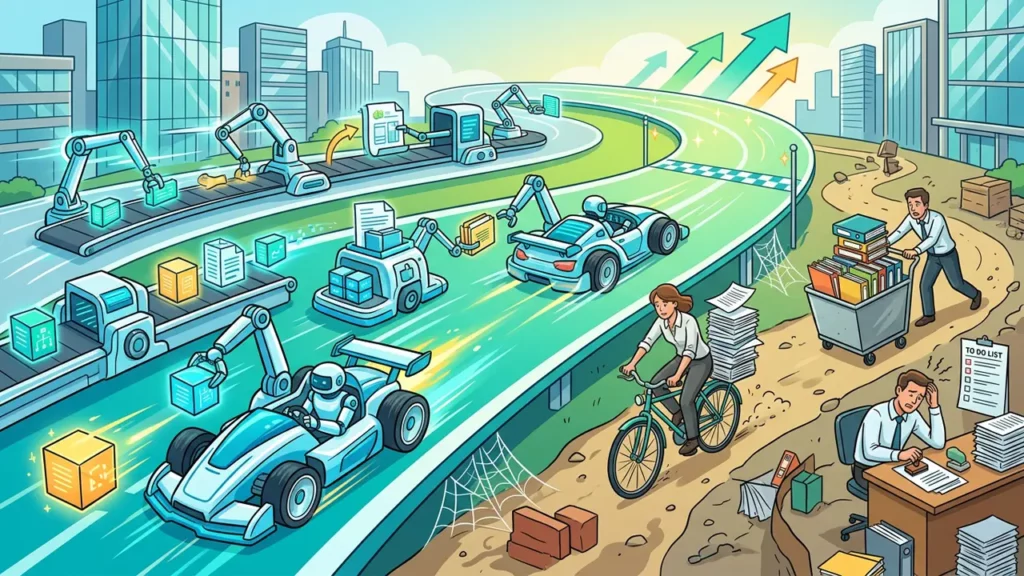 Companies racing to automate repetitive tasks.