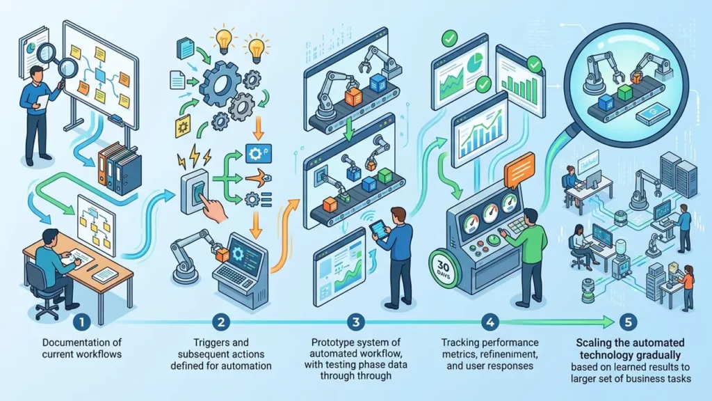 A step-by-step process to automate business tasks.