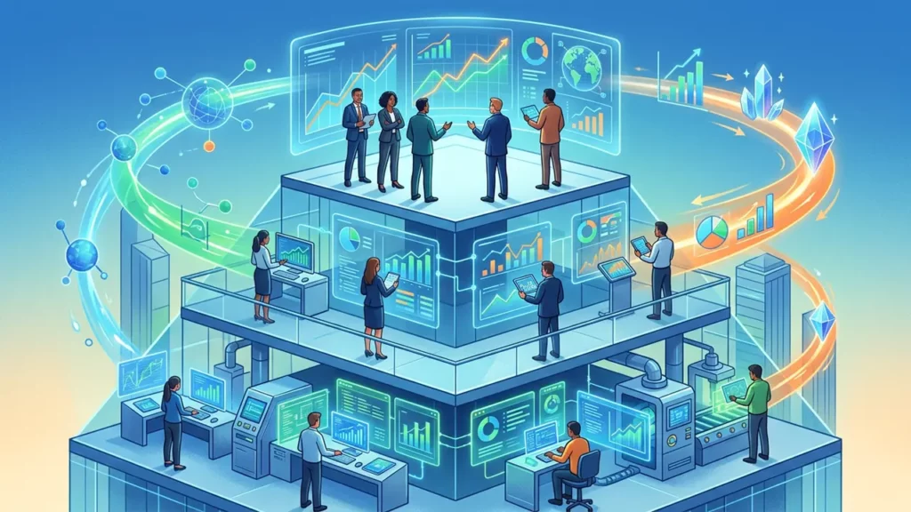 AI enhancing decision-making at every level.