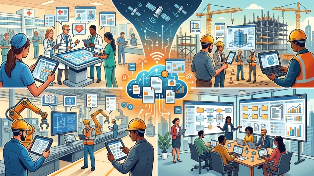 Real-world applications of knowledge management tools across industries.