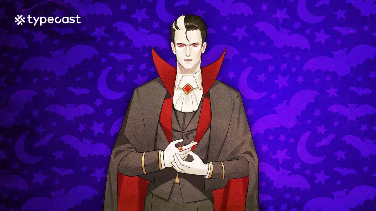 Killian the Vampire character art from the original Halloween voice article.